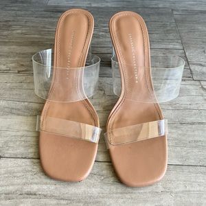 Zara, high heels, size 8 , cream color